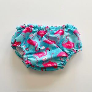 Zoocchini Flamingo Swim Diaper Bottom | 6-12m | UPF 50+